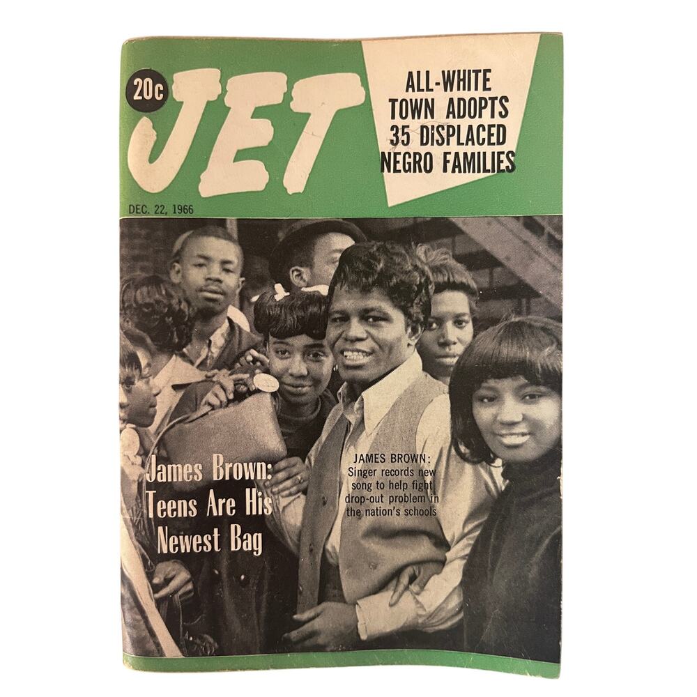 JET Magazine Dec 22 1966 James Brown Don't Be a Drop-Out Black History Vintage
